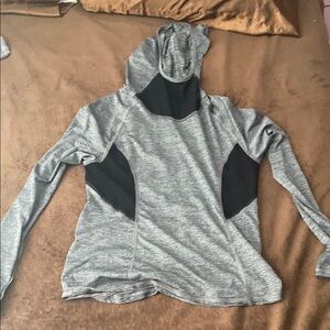 Champion Gray and Black Women's Sweater